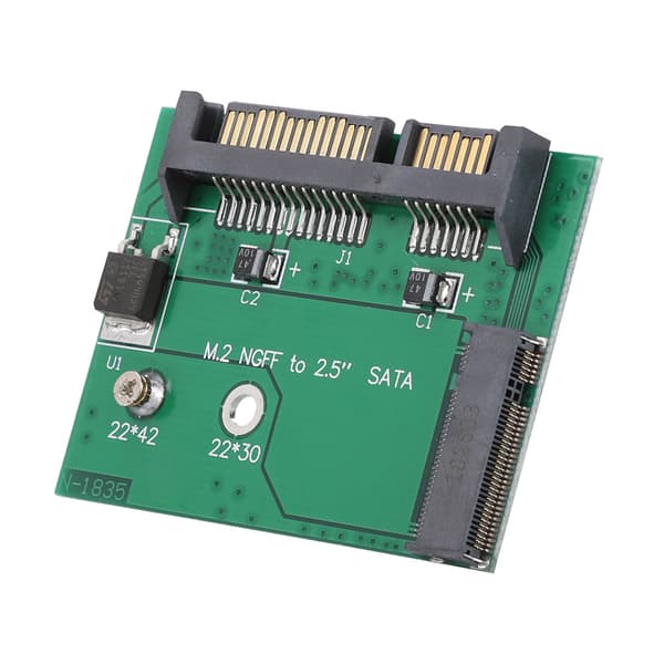 NGFF til SATA Riserkort Adapter - Høj kvalitet og SATA3-kompatibel
