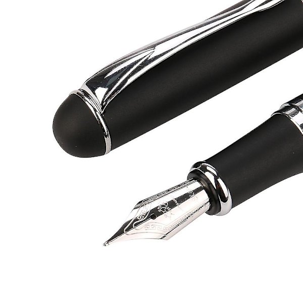 Mat Frosted Deluxe Sort Jinhao X750 fyldepen 0,5 mm ekstra fin spids Multicolor
