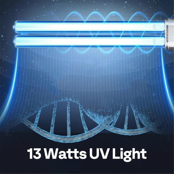 2-pak 13W UV-C Erstatningspære til tryksat biologisk damfilter