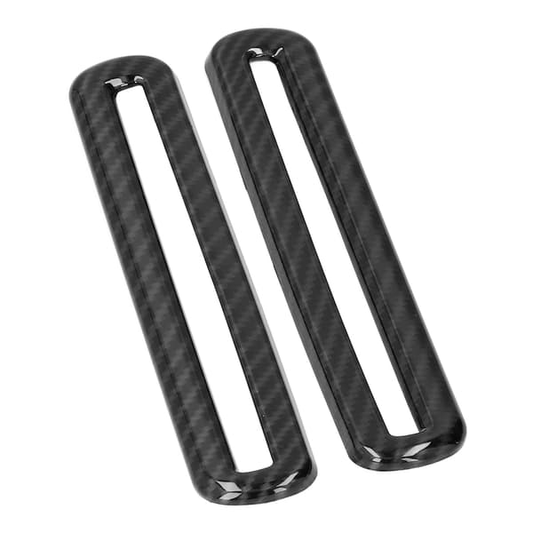 2 STK Bildør AC Ventilations Trim Kulfiber Stil til Dodge Challenger 2015 2021