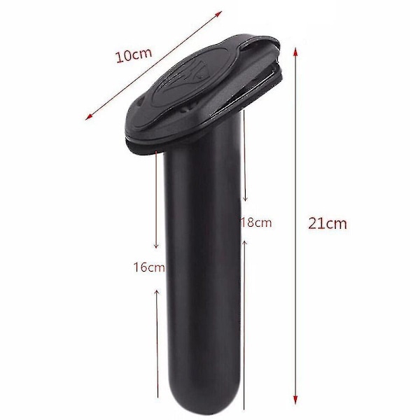 Bådfiskestangsholder Flush Mount Bracket med hættedæksel