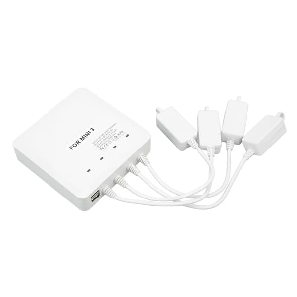 4-vejs drone batterioplader USB-hub til DJI Mini 3 Pro AU-stik 100-240V