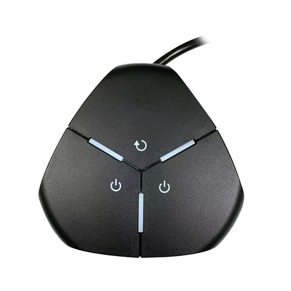 PC Strømknap Nem Betjening Lille Letvægts Holdbar ABS Blank Overflade Desktop Computer Switch til Internetcafé