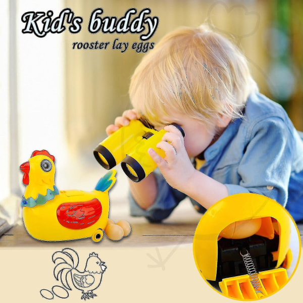Roliga leksaker för barn Interactive Chick Toys-robot Chick Toy Docka med  lampor 3eca | Fyndiq
