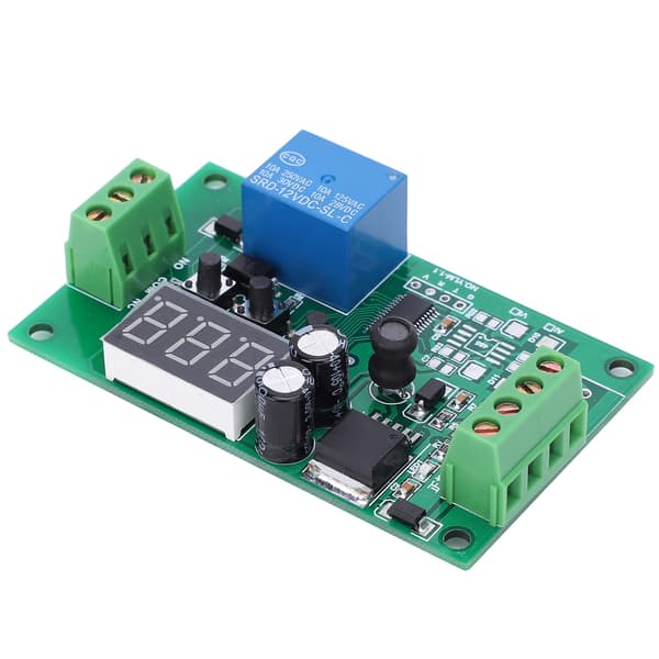 Strømdetekteringssensormodul Digitalt display 4‑20mA Relæmodulkomponent DC12V