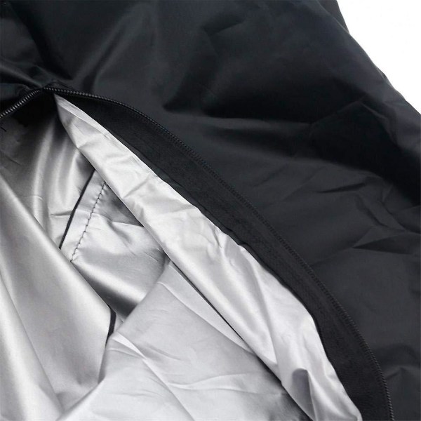 Ulkokalusteiden säilytyspussi 210d Oxford kangas musta hopeapäällysteinen säilytyspussi vedenpitävä cover joulukuusen säilytyspussi 173x51x76cm