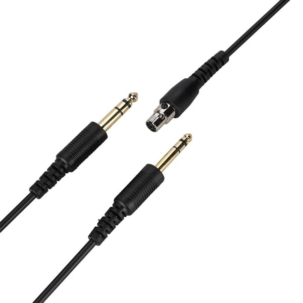 200 cm Aviation Headset Plugg Erstatningskabel Adapter med Bryter for Pilot DIY