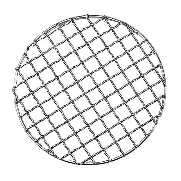1kpl BBQ- mesh Kannettava mesh Simple Silver Round