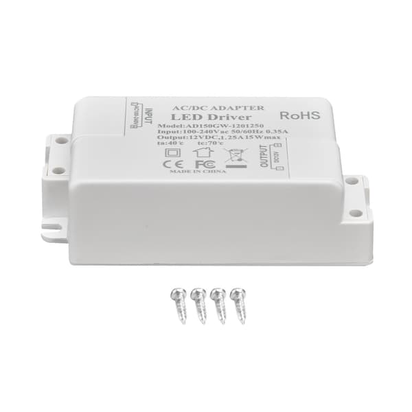 LED-drivrutin 0,35A AC 100-240V strömförsörjningstransformator för inomhusbelysning