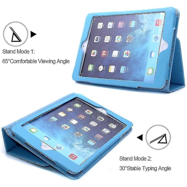 Case för Ipad, Pu Läder Magnetisk Cover Med Auto Sleep / Wake funktion, Stand Funktion Smart Cover För Ipad Pro 10.5 (himmelblå)