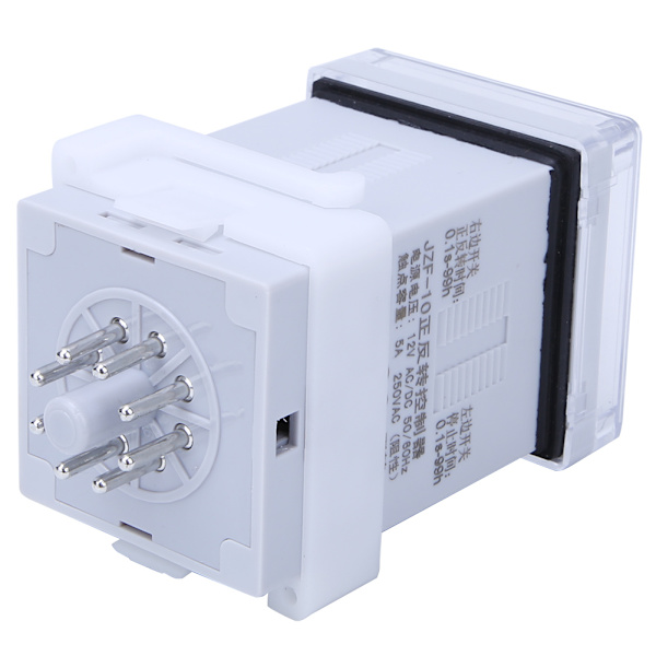 BERM JZF-10A LCD Tidsrelæ Motor CW/CCW Controller Timing Switch 0.1S-99H 12V AC/DC