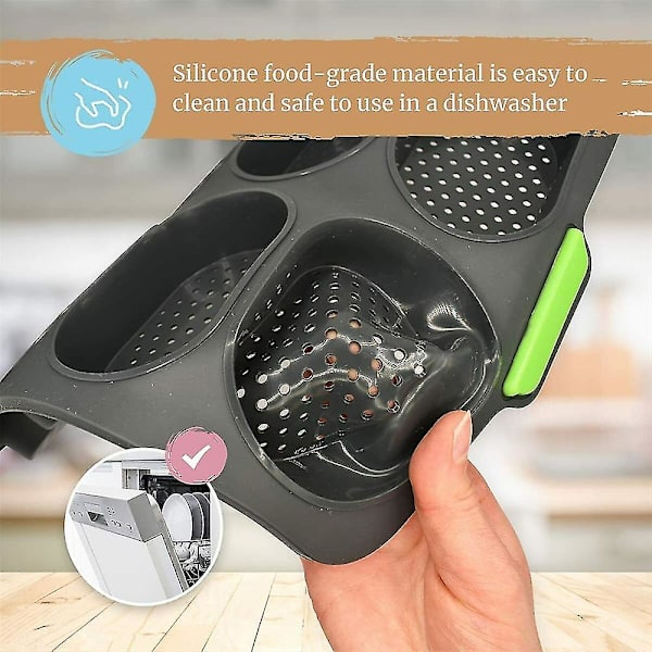 Minipatongin leivonta mold tarttumaton rei'itetty vuoan mould Black