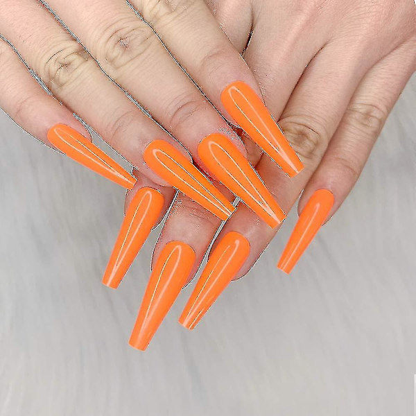 Nails pitkät tekokynnet arkku Cover Keinotekoinen kynsi