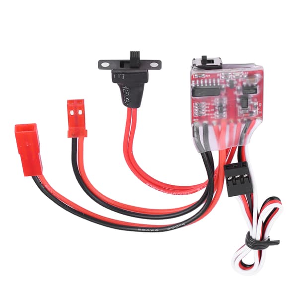 30A Børstet ESC Spilcontroller til 1/10 Skala RC Crawler Bil