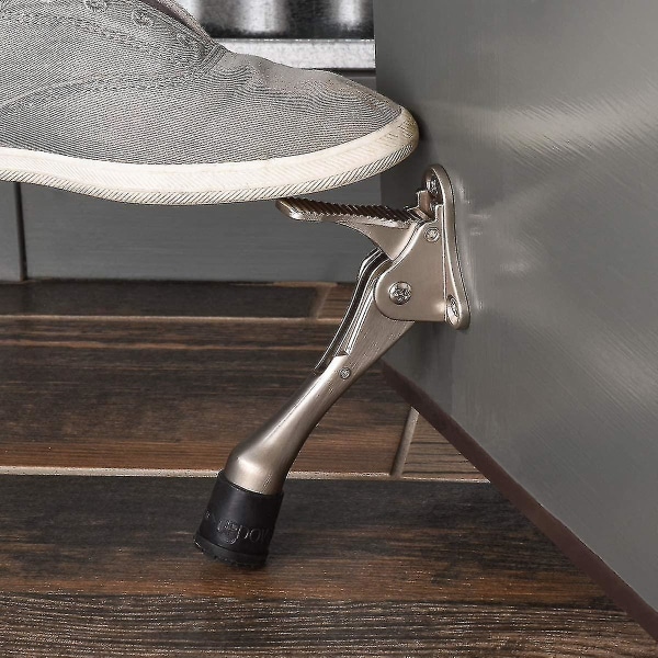 Hands- Kick Door Stop Satin Nickel (hopea 1kpl