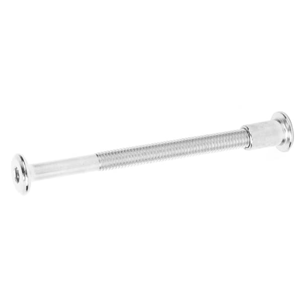 10 par Hex Socket Skruv Mutter Kit 12mm Nickelpläterad Kolstål Skruv Mutter Kit M6 x 80