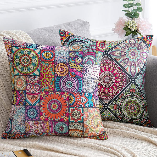 45X45cm Koristeellinen tyynynpäällinen cover kotiin Olohuoneen makuuhuoneeseen (4kpl)