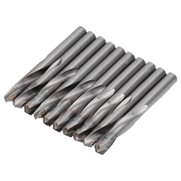 10 stk. lige skaft spiralbor Wolframstål Gravering Fræser CNC Router Bit 11mm