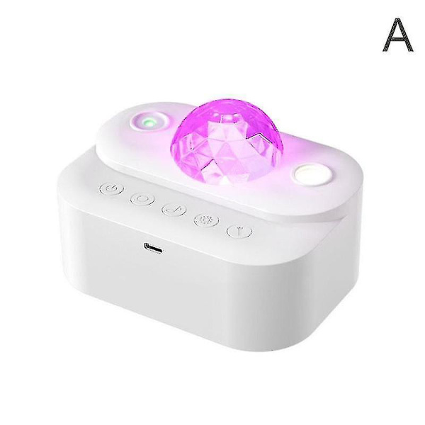 Galaxy Starry Sky Projector Roterende Vann Vinkende Nattlys Led Fargerik Nebula Sky Lampe Atmosfære Soverom Ved siden av Lampen