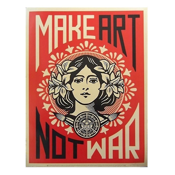 Let Art Not War Art Poster Printing Library Image 18x24 tum