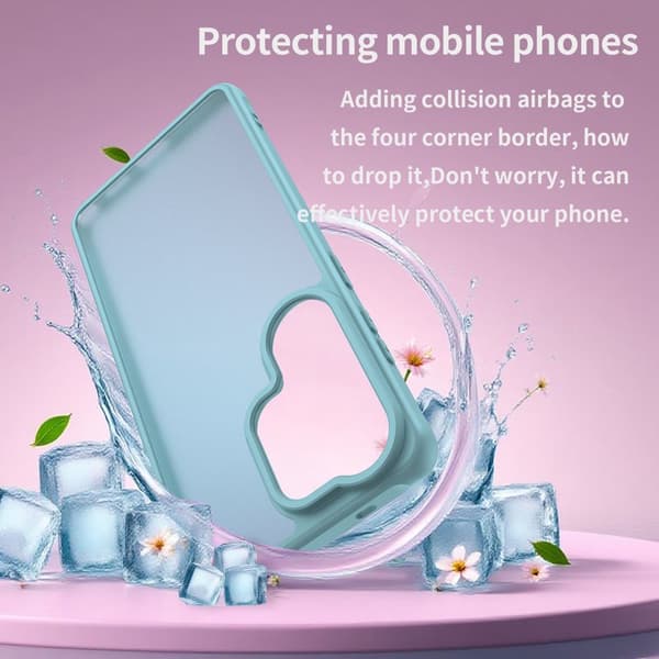 Mobilskal för Samsung Galaxy S26 Ultra Stötsäker PC + TPU - Ljusgrön