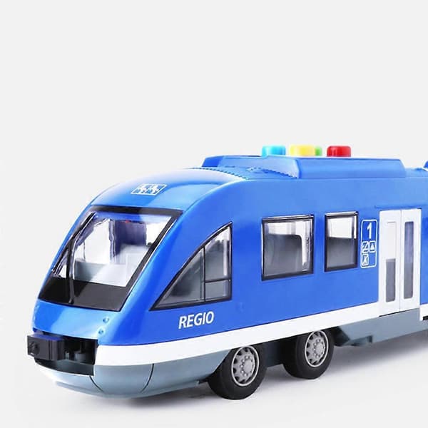 Simulering af by-metro legetøjsbil Børnegave Lyd Belysning Simulering af metromodel