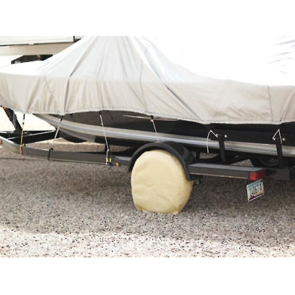4 st Hjul Däckskydd för Rv Auto Lastbil Bil Camper Trailer Till 28" Diameter