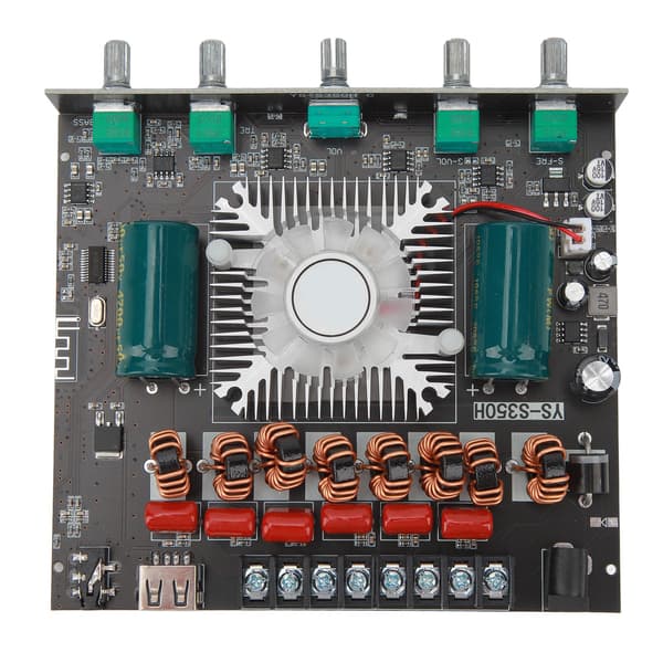 S350H 350W 2.1 Kanal Bluetooth Effektforstærkerkort DC 18V 38V Brugerdefineret Bluetooth Navn Lydmodul