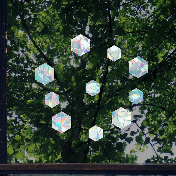 Rainbow sähköstaattinen tahna lasipasta liimaton PVC-kalvo ikkunakalvo White