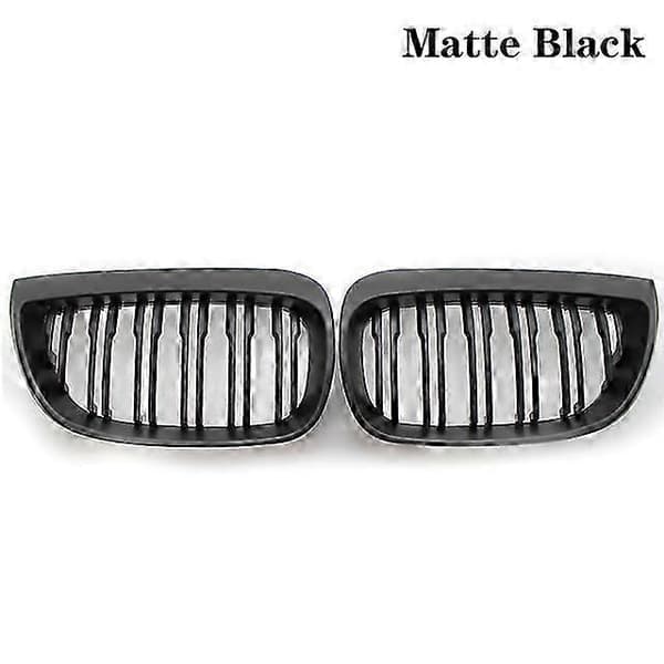For E81 E87 120d 120i 130i Bilgrill Racinggrill Glansfulle M-gitter 2004-2007 Auto ABS-grilltilbehør Matte Black