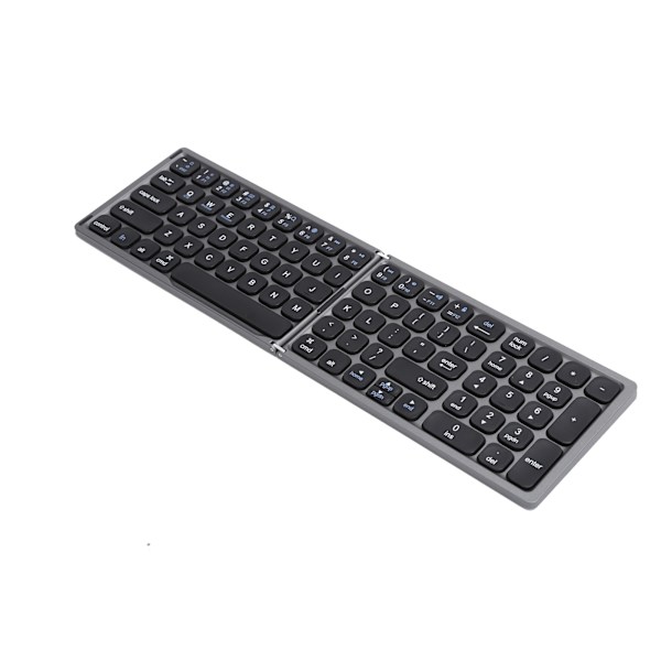 Ultratyndt sammenklappeligt Bluetooth-tastatur til IOS Android Windows-computer