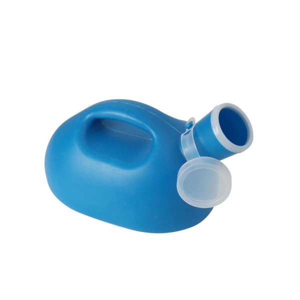 2000ml Män Urinal Collector Kissflaska Bil Camping Resor +1,6M Tube -Blå