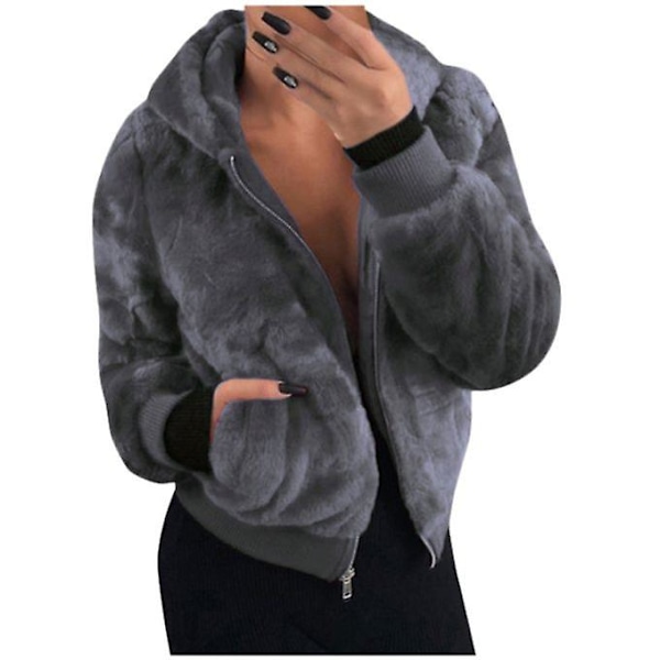 Kvinders afslappet jakke Vinter Varmt Outwear Bluse Dame Frakke Overfrakke Yderfrakke