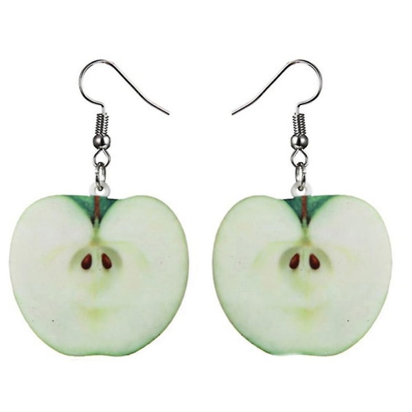 Söt frukt Vattenmelon Jordgubb Dangle Kvinnor Örhängen Örhängen Festsmycken Äpple** Apple**