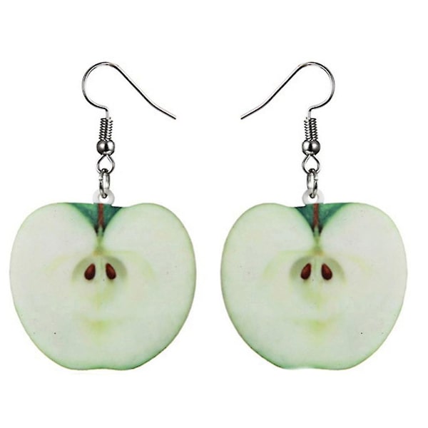 Söt frukt Vattenmelon Jordgubb Dangle Kvinnor Örhängen Örhängen Festsmycken Äpple** Apple**