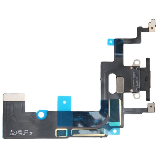Ladeport Datakontakt Flexkabel Ladeport Flexkabel Erstatning for IPhone XR Svart