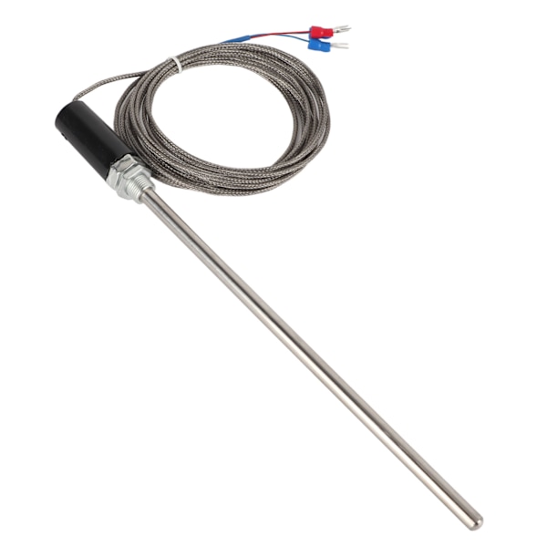 M12 Probe Termoelement PT100 Rustfrit Stål Temperatur Sensor Probe 200mm 0-400°C3m