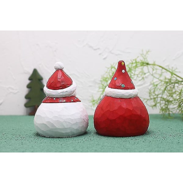 Trä jultomten prydnader för juldekoration Santa