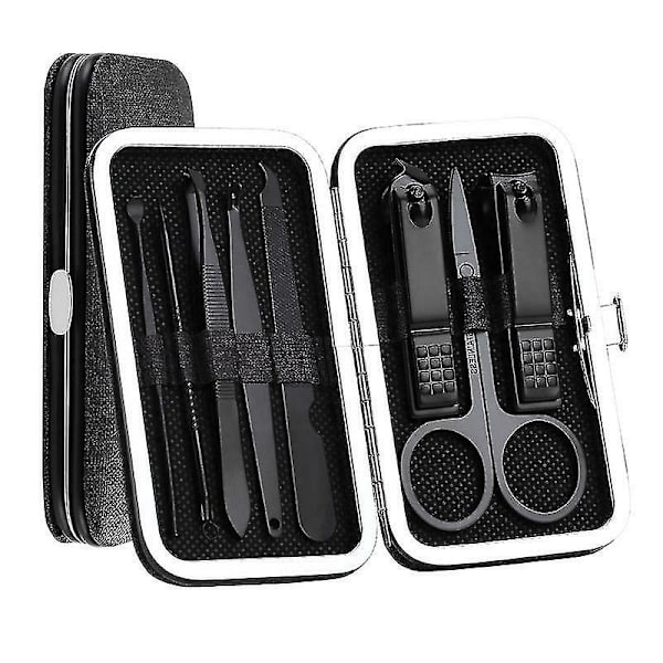 Nagelmanikyr Set Kostym Sax Stål Rostfritt Pedikyr Verktyg Filvård Resehygien Kit Nageltrimmer Set