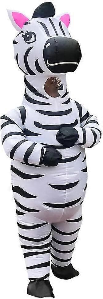 【BQ】Oppustelig Zebradragt, Voksen