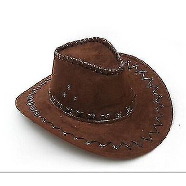 Western Cowboyhatt för pojkar för barn brown