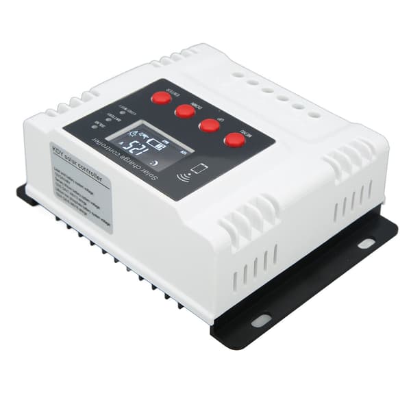 Solarladdningsregulator 12V 24V 48V Överladdningsskydd Batteriregulator med LCD-display 30A