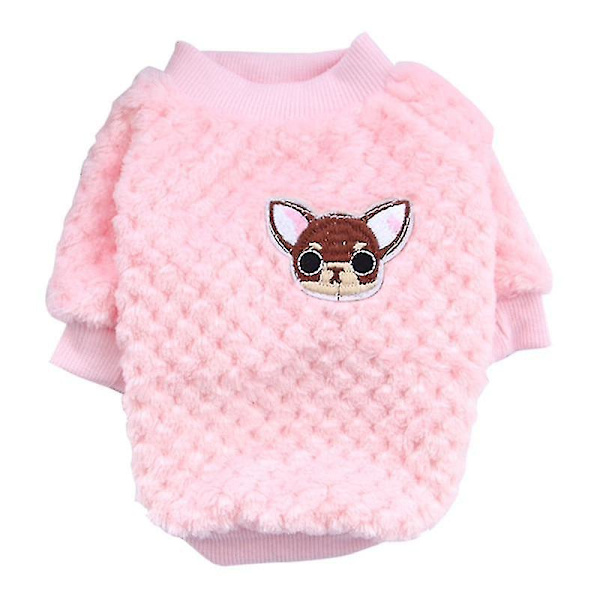 Koiran huppari Lemmikkikoiran talvivaatteet koirille - Takki puuvillasta Pink XXL