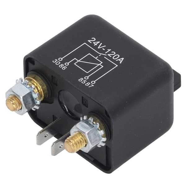 Starter Solenoid Relæ 4 Ben 120A 24V Messingspole Hurtig Motorstart Stærk Strøm