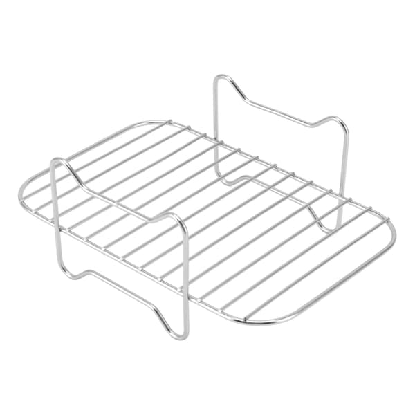 Friturestativ i rustfrit stål, multifunktionel grillholder, udendørs grilltilbehør