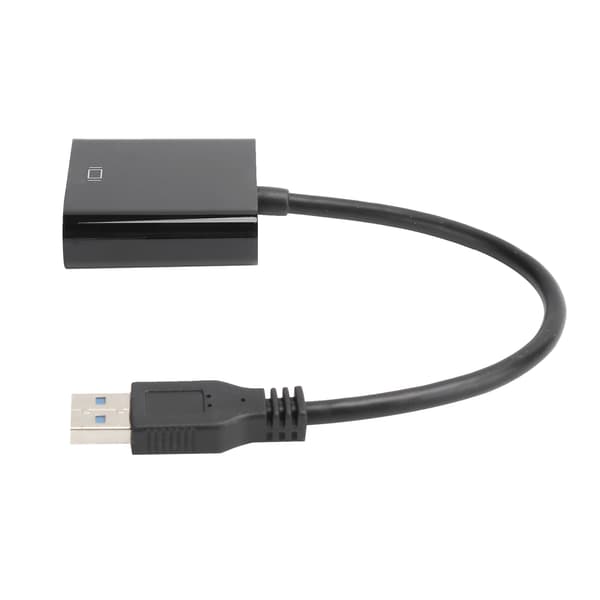 USB 3.0 til VGA Adapterkabel 1920x1080 Audio Video Konverter 5.0Gbps til Windows 7/8/10