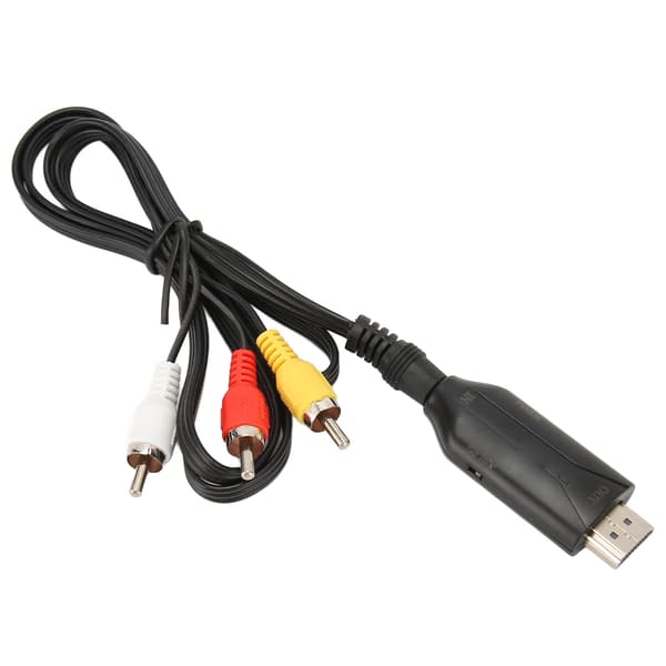 RCA til HD Multimedia Interface Konverter Understøtter 1080P 720P AV CVBS Adapter til PS2 til PS3 til Xbox STB VCR DVD