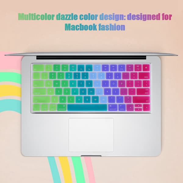 Apple Magic Keyboard Monivärinen Pölytiivis Vedenpitävä Suojus 1KPL Häikäisevä