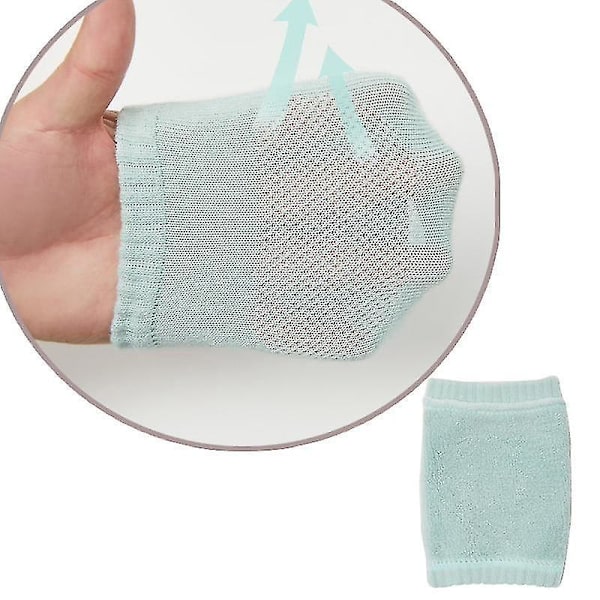 Jalkojenlämmittimet vastasyntyneen baby turvapuuvilla ryömittävät sukat jalkojen polvisuoja Style 2 pink