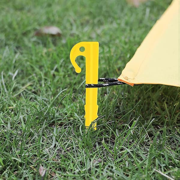 20 st plastteltplugger, markfester kraftige campingteltplugger Yue Chi